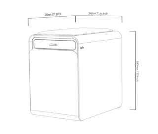 beflo Galena Desk Cabinet Dimensions