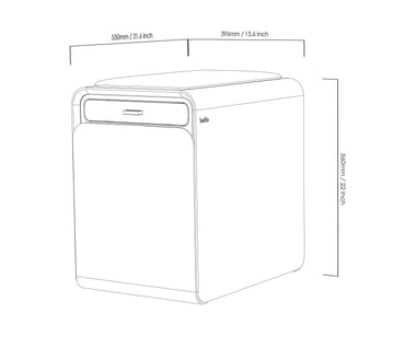 beflo Galena Desk Cabinet Dimensions
