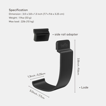 Lode - Hanging Desk Hook - beflo