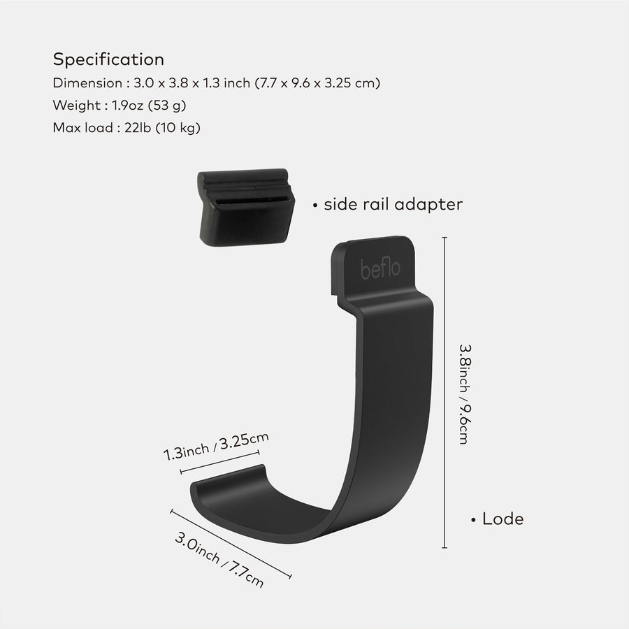 Lode - Hanging Desk Hook - beflo