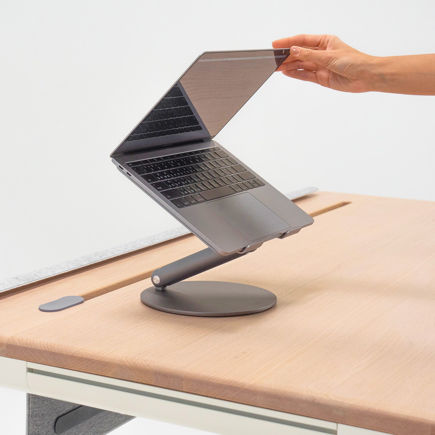 Slant - Angled Laptop Stand for Desk (Foldable)
