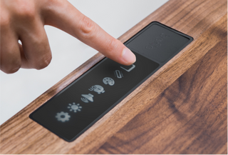 Control Panel on Adjustable Desk