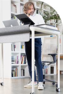 Tenon Smart Height Adjustable Standing Desk for Your Home Office | Beflo No Accessories / Tenon (No Accessories)- CoolGrey